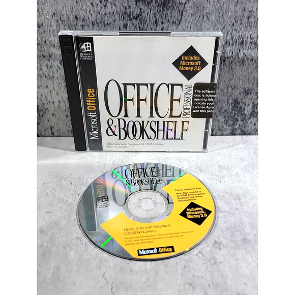 Microsoft Office Professional & Bookshelf Designed for Windows 95 CD Disc 2 - Picture 1 of 6